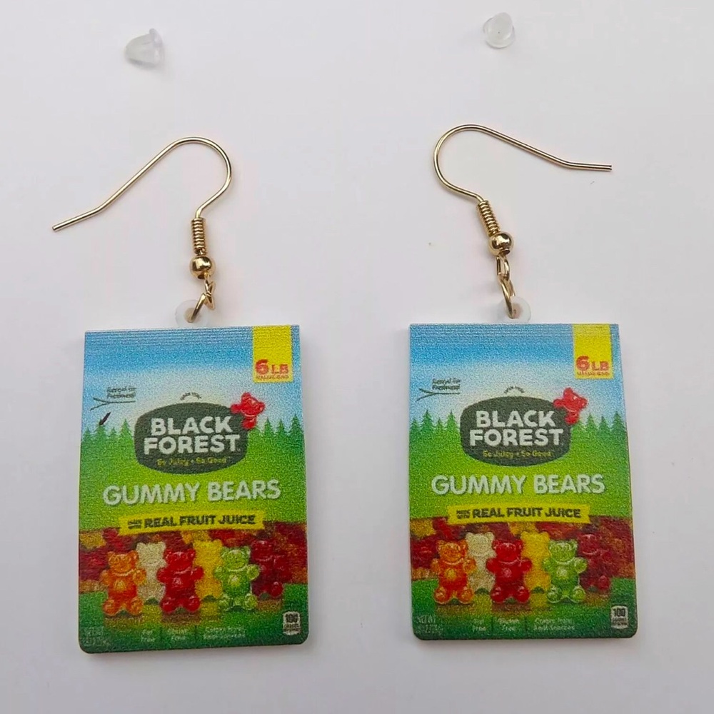 Gummy Bear Themed Earrings